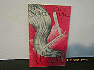 Vintage Booklet Sharper Style With A Weck