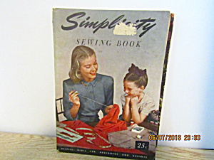 Vintage Book Simplicity Sewing Book 1949