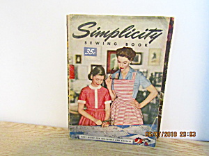 Vintage Book Simplicity Sewing Book 1953