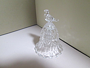 Vintage The Byrdes Collection Lead Crystal Bird Bell