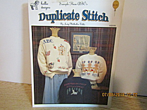 Holliedesigns Duplicate Stitch Sample These Abc's Hdds6