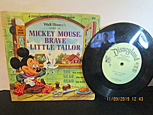 Vintage See Hear Read Book Mickey Brave Little Tailor