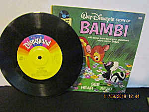 Vintage See Hear Read Book The Story Of Bambi