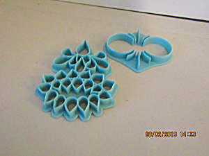 Vintage Wilton Scroll Shapes Cookie Cutter Set