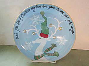 Vintage Brylane Home 5th Day Of Christmas Plate