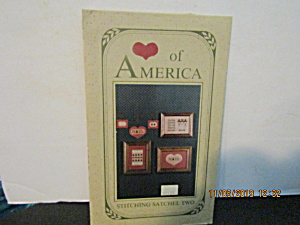 Packet Heart Of America Stitching Satchel Two