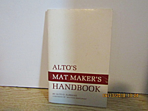 Vintage Craft Book Alto's Mat Maker's Handbook