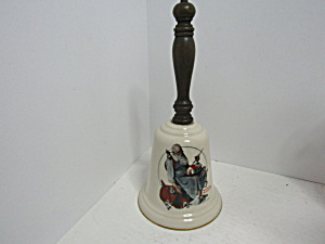 Vintage Gorham Norman Rockwell Santa's Helpers Bell
