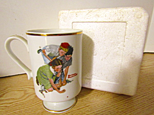 Norman Rockwell Classic Mug Knuckles Down