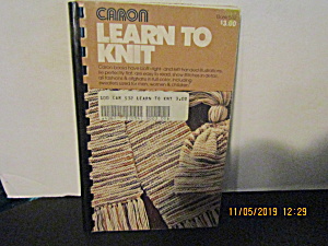 Vintage Booklet Caron Learn To Knit Book 532