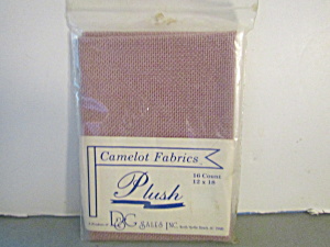 Vintage Camelot Mauve Plush Cross Stitch Fabric