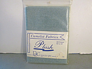 Vintage Camelot Green Plush Cross Stitch Fabric