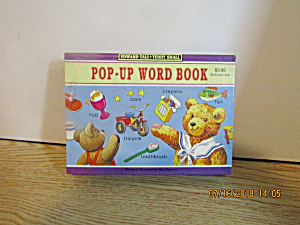 Pop-up Book Edward Tall & Teddy Small Pop-up Word Book