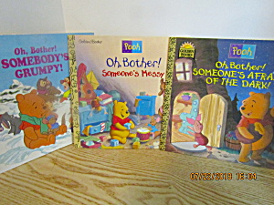 Golden Book Set Winnie The Pooh Oh Bother Books