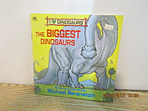 Vintage Golden Book The Biggest Dinosaurs