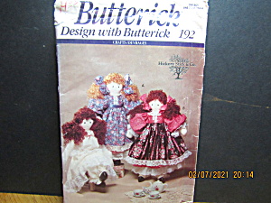 Vintage Butterick Gail Ann Doll Pattern #192