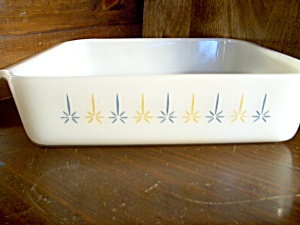 Vintage Fire King Candlewick Small Cake Pan