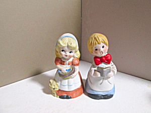 Vintage Jasco Boy & Girl Bell Set