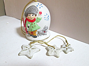 Vintage Jasco Christmas Chimes Hanging Bell
