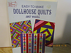 Dover Needleworks Book Easy To Make Dollhouse Quilts #9