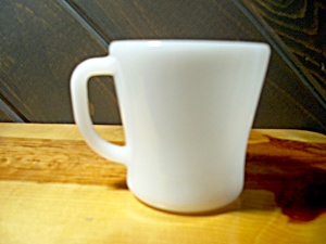 Federal Glass Heavy White Coffee Mug