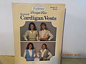 Forevers Craft Book Design Line Cardigan Vest #14