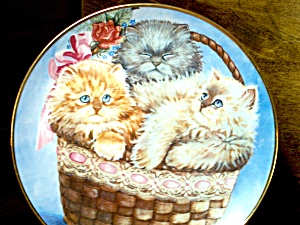 Limited Edition Three Little Kittens Plate