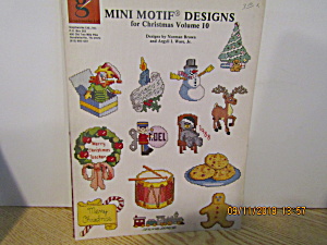 Graphworks Book Mini Motif Designs Christmas Vol10 #50