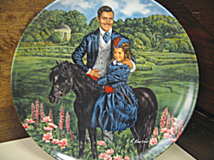 Gone With The Wind Plate Bonnie And Rhett