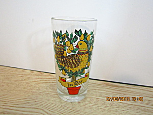 12 Days Of Christmas #1 Partridge In A Pear Tree Glass