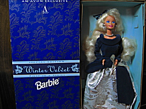 Avon Exclusive Winter Velvet Barbie