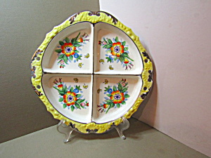 Vintage Made In Japan Unknown Pattern Relish Dish