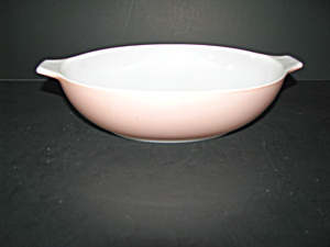 Vintage Pyrex Family Flair Pink Oval Casserole Dish