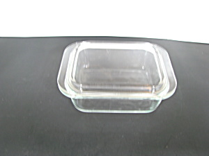 Vintage Pyrex Clear Glass Refrigerator Dish