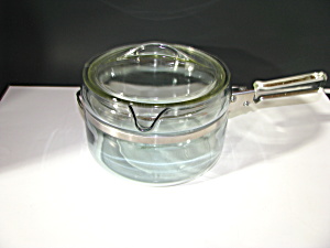 Vintage Pyrex Flame Ware 6324-b Saucepan With Lid