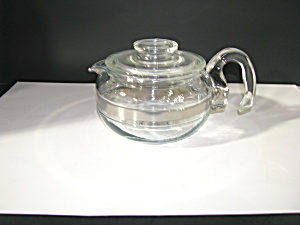 Vintage Pyrex Flame Ware 3446 6-cup Tea Pot With Lid