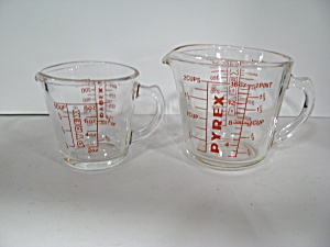 Pyrex Measuring Cup Set 2 Cup And 1 Cup