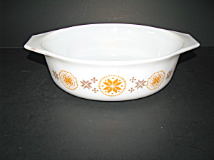 Vintage Pyrex Town And Country 043 Casserole Dish