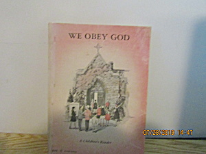 Vintage Young Person's Book We Obey God