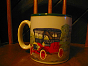 Collectible Coffee Cup Burton Antique Auto Collection
