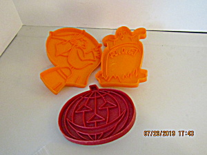 Vintage Wilton Orange/red Halloween Cookie Cutters