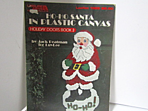 Leisure Art Ho-ho Santa In Plastic Canvas #1325