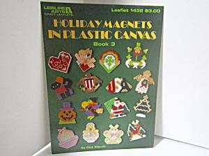 Leisure Arts Holiday Magnets In Plastic Canvas #1432