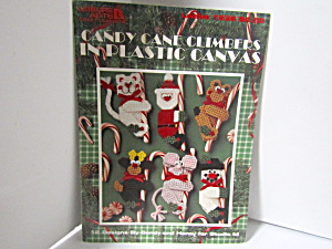 Leisurearts Candy Cane Climbers In Plastic Canvas #1532