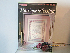 Leisure Arts Cross Stitch Marriage Blessing #2438