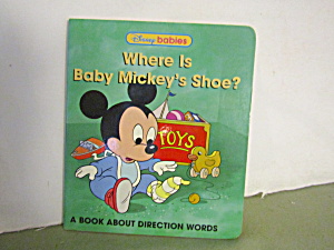 Book Disney Babies Where Is Baby Mickey's Shoe?