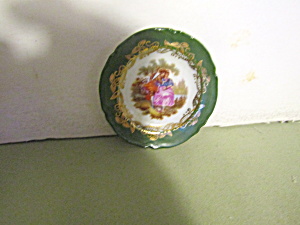 Vintage Limoges Courting Couple Miniature Plate