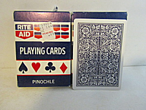 Vintage Rite Aid Pinochle Playing Cards