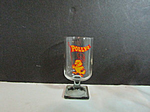 Vintage Polly-o Footed Stemmed Juice Glass