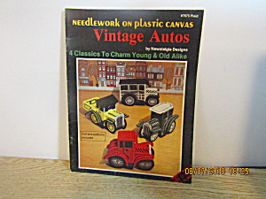 Plaid Plastic Canvas Book Vintage Auto #7675